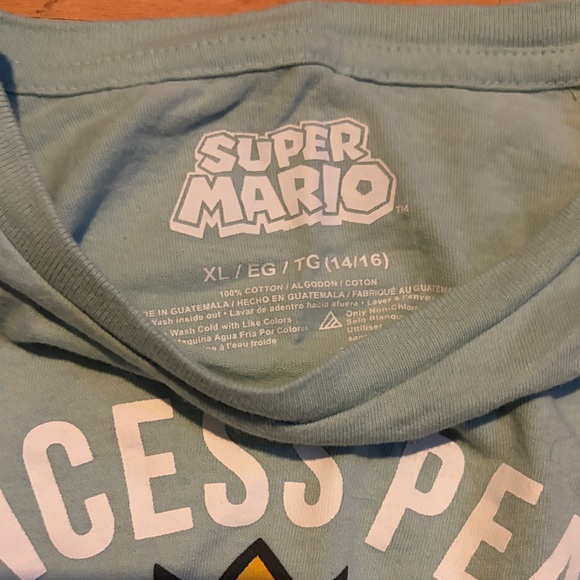 Princess Peach Kids Tee - Light Blue - Picture 2 of 3